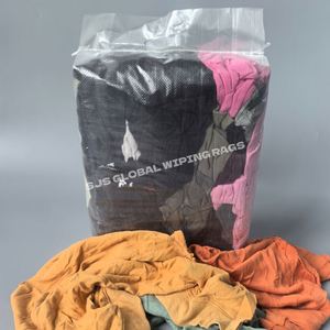 Chiffons en molleton colorés coupés à chaud d'Australie, chiffons de nettoyage pour sweat-shirts, chiffons industriels, 100 kg, 100 % coton - Product Image 1