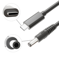 Câble d'alimentation CC 5V vers 12V blindé en feuille, USB Type-C 3A à charge rapide, pour routeur/modem Wi-Fi, de type usine OEM BPR