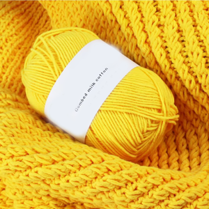 Fil de coton peigné multicolore 4 plis Fil de lait pour <span class=keywords><strong>crochet</strong></span> Aiguille à tricoter Tricotage à la main Écharpe de bébé Jouet chapeau - Product Image 6