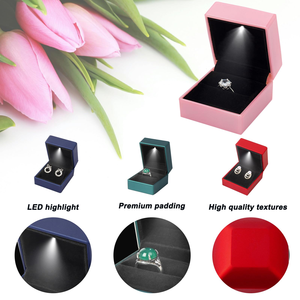 Manufacturer Wholesales High-end LED Lights, Spray Painted Jewelry <b>Boxes</b>, <b>Ring</b> <b>Boxes</b>, Bracelet Pendants necklace Packaging <b>Boxes</b> - Product Image 3