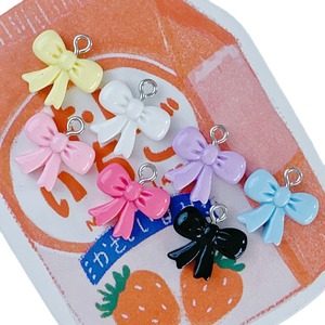 Pendentifs en résine nœud papillon mignons pour la fabrication de bijoux DIY (boucles d'oreilles, colliers, bracelets), accessoires de porte-clés faits main, breloques - Product Image 2