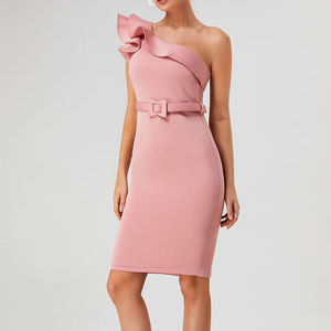 Bellissimi abiti Casual 2024 estivo con cinture eleganti da donna per giovani donne alla moda - Product Image 1