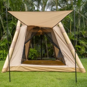 Lightweight Outdoor Four-Season Double Layer Automatic Anti-mosquito Waterproof Windproof UV Protection Instant Beach <b>Tents</b> - Product Image 3