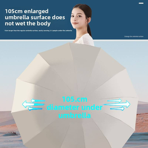 24-Bone <b>Automatic</b> Rain Shine Anti-UV <b>Umbrella</b> Customizable Advertising Sunshade Wholesale Foldable <b>Umbrella</b> Manufactured Custom - Product Image 4