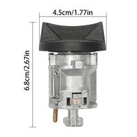 Silinder Kunci Pengapian 5003845AA dengan Kunci UNTUK Dodge Ram 1500 2500 3500 1997 1998 1999 2000 2001 2002 US255L 926061 5003893AA