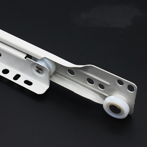 Nhà máy Tủ Ngăn Kéo Runner <span class=keywords><strong>fgv</strong></span> điện mạ Con Lăn Ngăn kéo trượt với nylon bánh xe - Product Image 4