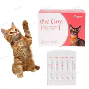 Hot-selling Cinco-em-um Pet Disease Detection <span class=keywords><strong>Card</strong></span> Panleucopenia Felina/Corona/Calicivírus/Herpesvírus Tipo 1/Antígeno <span class=keywords><strong>TOXO</strong></span> - Product Image 3