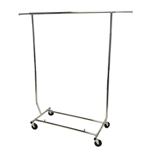 <strong>Clothes</strong> Display Racks with Wheels Gold Movable Garment Clothing Display Stands Boutique Hanging <strong>Clothes</strong> <strong>Shelf</strong> - Product Image 5