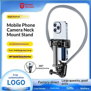 Support magnétique pour téléphone portable ou caméra sportive à fixer sur le cou pour vue à la <span class=keywords><strong>première</strong></span> personne DJI sur la poitrine - Product Image 4