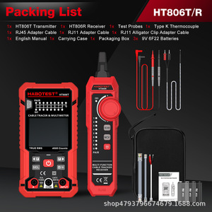 מולטימטר HABOTEST/HT806TR AC/DC + איתור חוטים 2 ב-1 לשימוש מקצועי, באנגלית, חוצה גבולות - Product Image 6