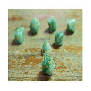 ต้นทุนต่ำหลากสีที่กำหนดเอง12ด้านหินอ่อนลูกเต๋าชุด - Product Image 2