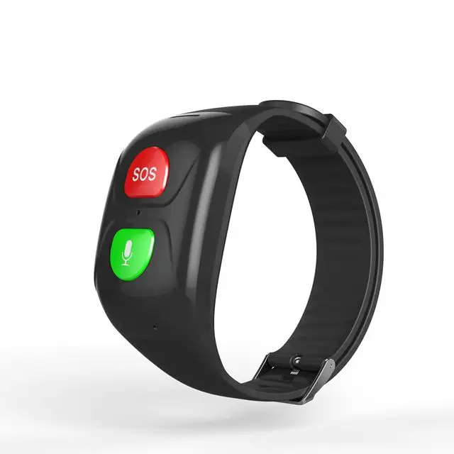S1 IP67 2G GPS Bracelet For Elderly People Senior Citizens With Heart Rate and Blood Pressure Monitoring SOS panic button