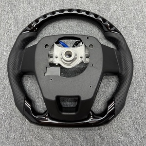 Volant de voiture noir piano pour <span class=keywords><strong>Toyota</strong></span> Land Cruiser Camry Hiace Corolla Hilux Fortuner Rav4 GR Lc76 LC300 Accessoires de voiture - Product Image 4