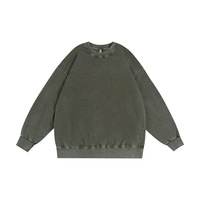 Sudadera con Capucha Unisex Extra Grande de Felpa Francesa con Efecto Ácido, Cuello Redondo, Logotipo Personalizado, Impresión Digital, Ecológica, 350 g/m²