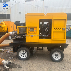 6 inch im lặng loại động cơ diesel Máy bơm nước 100 cho HP với tự động bắt đầu tùy chọn Nhà Máy Giá kiểm soát lũ - Product Image 6