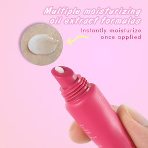 Balsamo Labbra Vegano Nutriente al Sapore di Frutta con Logo Privato Tubo Rosa Lunga Durata Idratante 10g - Product Image 2