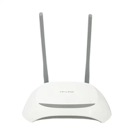 Enrutador inalámbrico de doble Antena de 300Mbps, WiFi inteligente, fibra FTTH en inglés, usado en casa, de 2 a 2 pulgadas