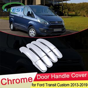 Cubierta cromada para manija de puerta de coche, accesorios de estilo para Ford Transit Custom 2013, 2014, 2015, 2016, 2017, 2018, 2019 - Product Image 2