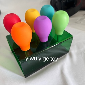 Ensemble de 6 compte-gouttes colorés Jumbo avec support Outils de classe scientifique Accessoires sensoriels pour enfants - Product Image 6