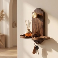 Étagère de rangement, pour lavabo de salle de bain, murale, sans perforation, pour articles de toilette minimalistes, étagère de rangement pour aromathérapie