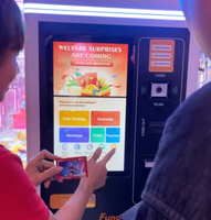 Kiosque d'échange de jetons/cartes Funova D08 avec trémie à double moteur et connexion Wi-Fi anti-interférence pour les salles de divertissement sportif