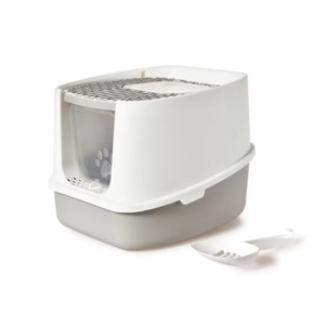 Fournitures de nettoyage pour grands chats en <span class=keywords><strong>plastique</strong></span> de bonne qualité <span class=keywords><strong>bac</strong></span> <span class=keywords><strong>à</strong></span> <span class=keywords><strong>sable</strong></span> pour chats <span class=keywords><strong>avec</strong></span> <span class=keywords><strong>couvercle</strong></span> <span class=keywords><strong>bac</strong></span> <span class=keywords><strong>à</strong></span> litière anti-éclaboussures durable et entièrement fermé - Product Image 1