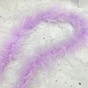 Gran oferta artesanía colorida 8-10 cm <span class=keywords><strong>1</strong></span> capa Boa de plumas de avestruz para fiesta vestidos de boda bolsa accesorios Decoración - Product Image 5