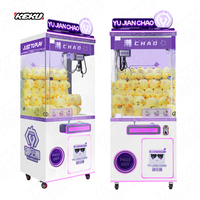 Distributeur automatique de poupées en métal transparent à monnayeur, avec interface anglaise, pour jouets et bonbons, de production industrielle