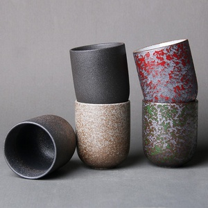 Taza <span class=keywords><strong>de</strong></span> té <span class=keywords><strong>de</strong></span> cerámica japonesa <span class=keywords><strong>de</strong></span> 120ml, taza <span class=keywords><strong>de</strong></span> café <span class=keywords><strong>de</strong></span> <span class=keywords><strong>porcelana</strong></span>, cerámica rugosa, taza <span class=keywords><strong>de</strong></span> té <span class=keywords><strong>de</strong></span> kung-fu, vajilla <span class=keywords><strong>de</strong></span> cerámica grande - Product Image 1