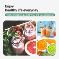 Blender portable pour smoothies, 300 W, sans BPA, approuvé CE GS CB ROHS