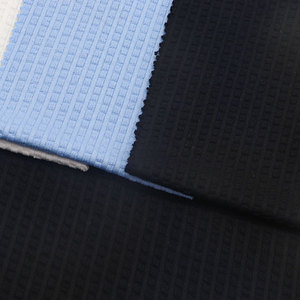 Vải may sẵn 220gsm giả cotton 94% polyester 6% spandex dệt jacquard dành cho đầm nữ mùa xuân - Product Image 3