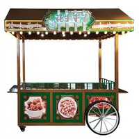 Tricycle électrique 3 roues pour barbecue, glace, hot-dog, chariot de nourriture, chariot à vélo réfrigéré