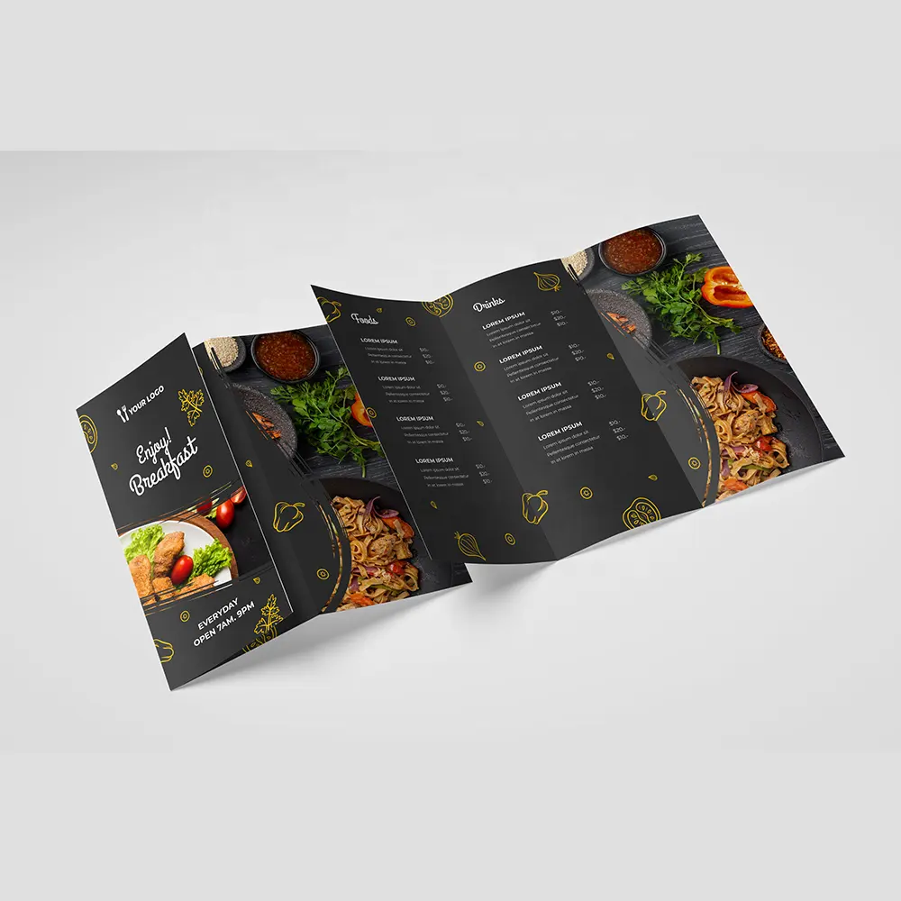 Flexography Brochures Table Information Booklets Sample Promotional Printing High Quality Flyers