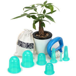 Cangkir terapi selulit, 4 buah set cangkir pijat vakum silikon anti selulit dan nyeri - Product Image 5