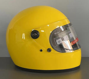 หมวกกันน็อคมอเตอร์ไซค์แบบเต็มใบ ABS Retro ได้รับการรับรองมาตรฐาน DOT สำหรับทุกเพศทุกวัย ใช้ได้ทุกฤดู สภาพใหม่ - Product Image 4