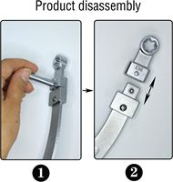 Kit alat Universal tahan lama 15 buah kualitas sempurna dengan kunci pas pelepas katrol Tensioner sabuk pengatur waktu mesin penghilang sekrup