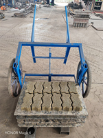 Machine automatique de fabrication de blocs de béton par vibration Hongbaoyuan pour la production de pavés creux et de briques de construction