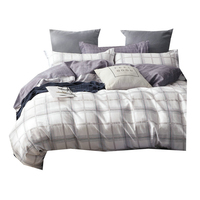 En stock tissu de coton sergé impression satin de fil peigné pour drap de lit taie d'oreiller et doublure en rouleau