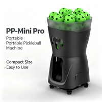 Mesin Tembak Bola Pickleball PP-Mini Pro dengan Remote Control, MOQ Rendah, Peralatan Latihan Pickleball Portabel