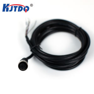 KJT IP67防水传感器公母<span class=keywords><strong>3</strong></span>针4针模制m12电缆适配器连接器 - Product Image 6