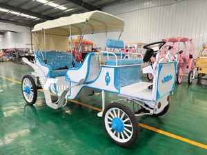 Carruaje Eléctrico Turístico a Precio de Fábrica, Carroza de Caballos de Diseño Personalizado para Alquiler en Parques, Resorts y Bodas - Product Image 4