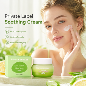 Crema Calmante de <span class=keywords><strong>Aloe</strong></span> <span class=keywords><strong>Vera</strong></span> PDRN, Hidratante, Reparadora, Anti-enrojecimiento, Fórmula Personalizada, Empaque Personalizado, Marca Privada OEM ODM - Product Image 1