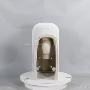 WC moderne sans cadre de style BF, toilette carrée blanche en deux pièces pour hôtel - Product Image 3