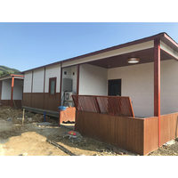 Villa Prefabricada Ecológica con Estructura de Acero y Panel Sándwich, Construcción Modular, Instalación Rápida, Diseño Moderno, 25-30 Años de Duración