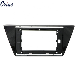 Produits chauds cadre radios panneau de voiture cadre de voiture pour VW 2016 Touran noir 9 pouces lecteur DVD de voiture cadre - Product Image 1