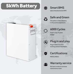 Paquete de Baterías de Litio Solar de 51.2V 280Ah, Sistema de Almacenamiento de Energía Doméstica de 5kwh 15Kwh, Paquete de Baterías LiFePO4 de 48V 280Ah - Product Image 5