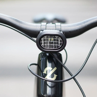 Kit de phare avant intelligent pour vélo électrique Amflow avec batterie, étanche IP56, faisceau puissant 1200 lumens (phare + support de montage)