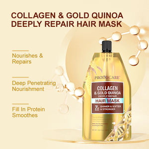 Оптовая продажа коллагеновая Белковая маска для волос лечение сухие поврежденные волосы уход за волосами ремонт маска для волос - Product Image 2