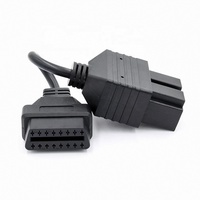 Cable Conector OBDII de 20 Pines a 16 Pines, Herramienta de Diagnóstico Obd1 a Obd2, Compatible con Autos Kia Antiguos, Gran Venta