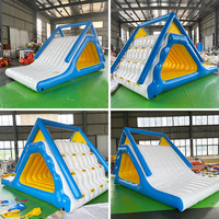 Glissière d'eau gonflable de toboggan de cascade de ponton extérieur pour des adultes